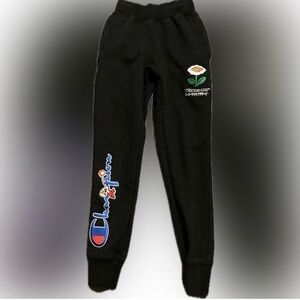 Champion X Super Mario Bros Black Joggers. Unique and Rare. Size XS
